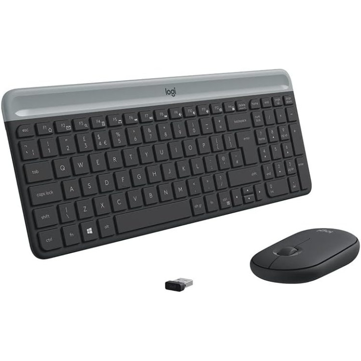 Clavier/souris sans fils Logitech cordless desktop MK470 usb  Compact