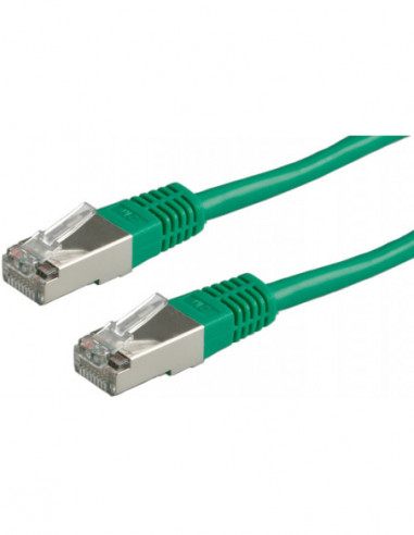 Cable RJ45 Droit FTP  cat 6  0.5 m VERT