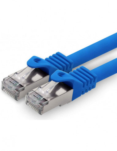 Câble réseau RJ45 FTP CAT.6 Blindé 0,5m Bleu - infinytech-reunion