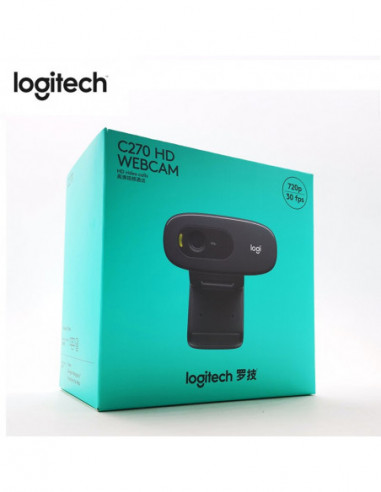 Webcam LOGITECH C270 HD avec micro...