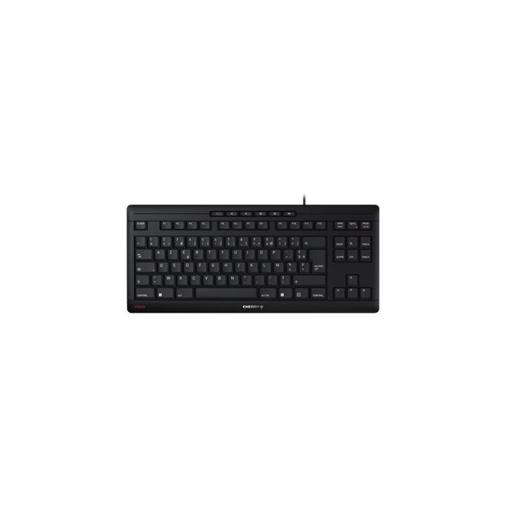 Clavier COMPACT CHERRY Stream usb NOIR FR