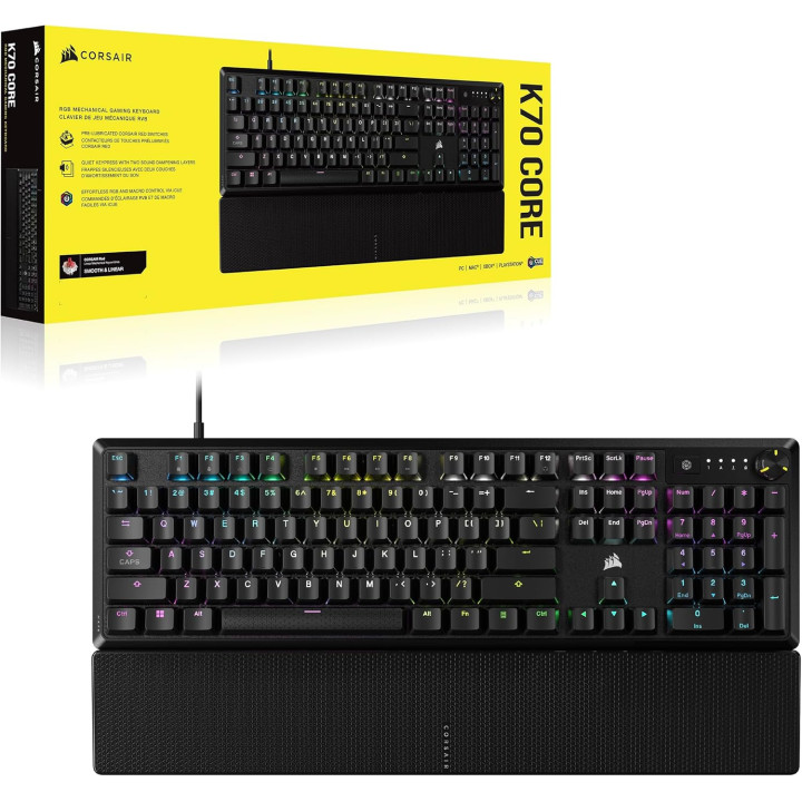 Clavier GAMER CORSAIR K70 CORE rgb
