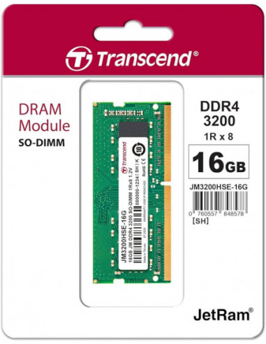 DDR4 SODIM 16gb 3200 JETRAM TRANSCEND...