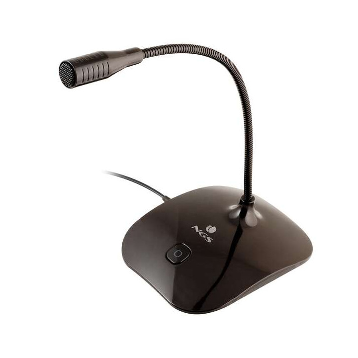 Micro pied jack 3.5 cable 2.5m avec bouton Mute