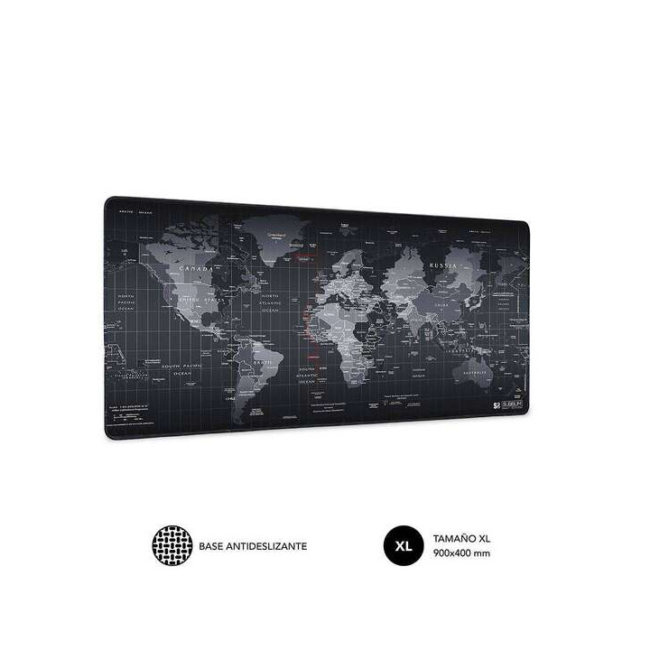 Tapis de souris grand format 900 x 400 mm MONDE
