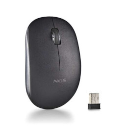 Souris sans fil mini noire  NGS 2 boutons silencieuses  AVEC PILE AAA