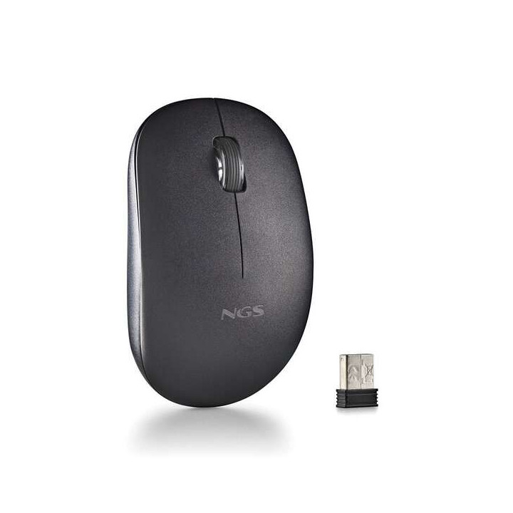 Souris sans fil mini noire  NGS 2 boutons silencieuses  AVEC PILE AAA