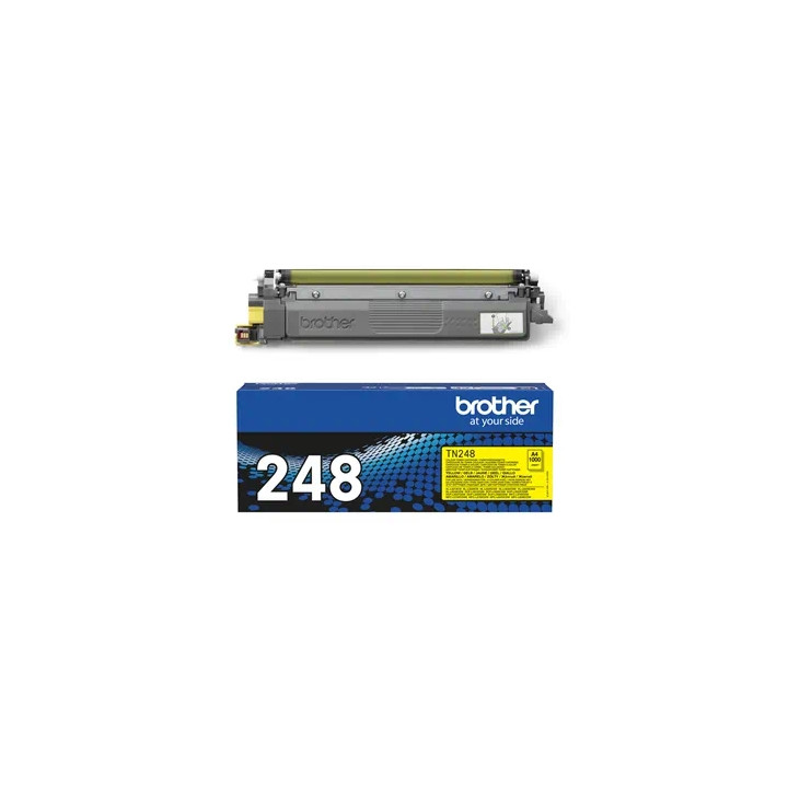 Toner ORIGINAL BROTHER Jaune TN-248Y env 1000p