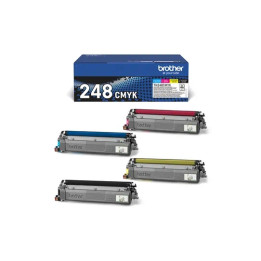 PACK Toners ORIGINAUX BROTHER  TN-248val noir jaune magenta cyan