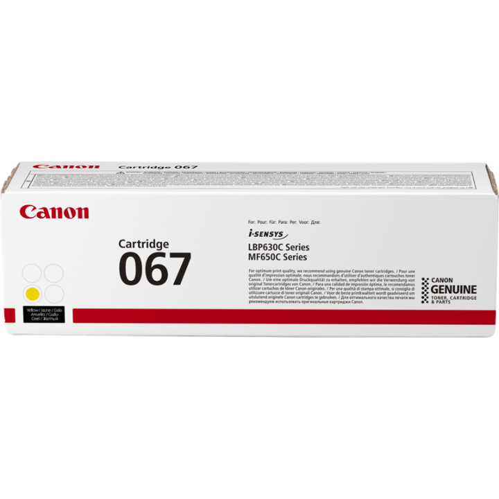 Toner ORIGINAL CANON 067 jaune 5099c002