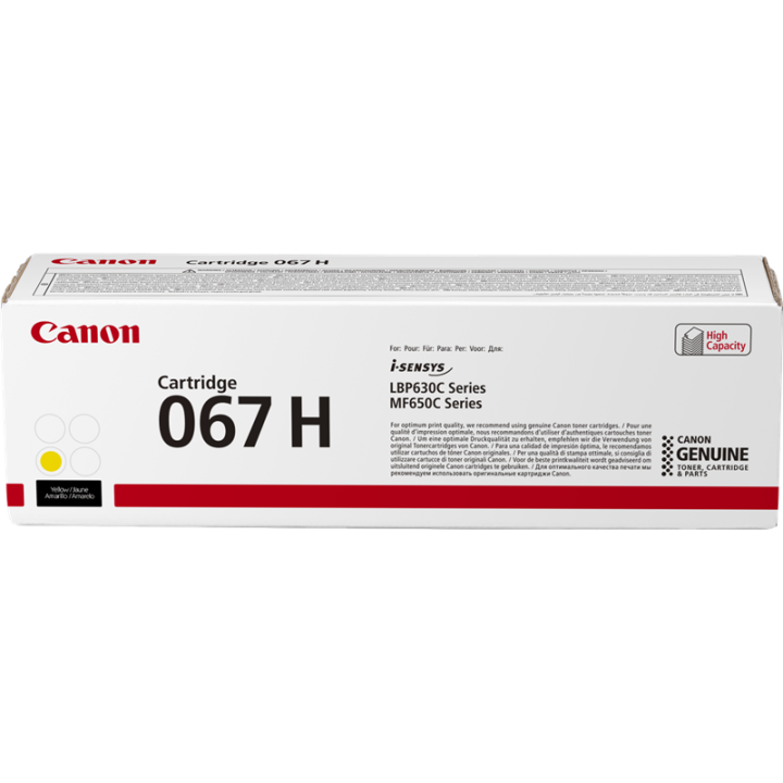 Toner ORIGINAL CANON 067H jaune 5103c002