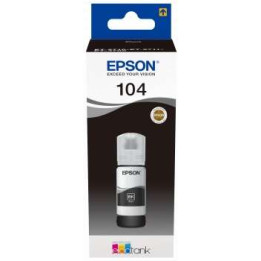 Bouteille d encre EPSON 104 NOIRE 65ml