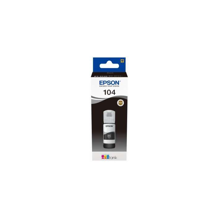 Bouteille d encre EPSON 104 NOIRE 65ml