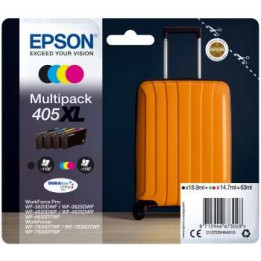 Pack de 4 cartouches ORIGINALES EPSON 405 XL jaune cyan magenta noire