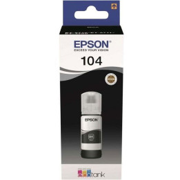 Bouteile d encre EPSON 104 Noire 65ml  C13T00P140