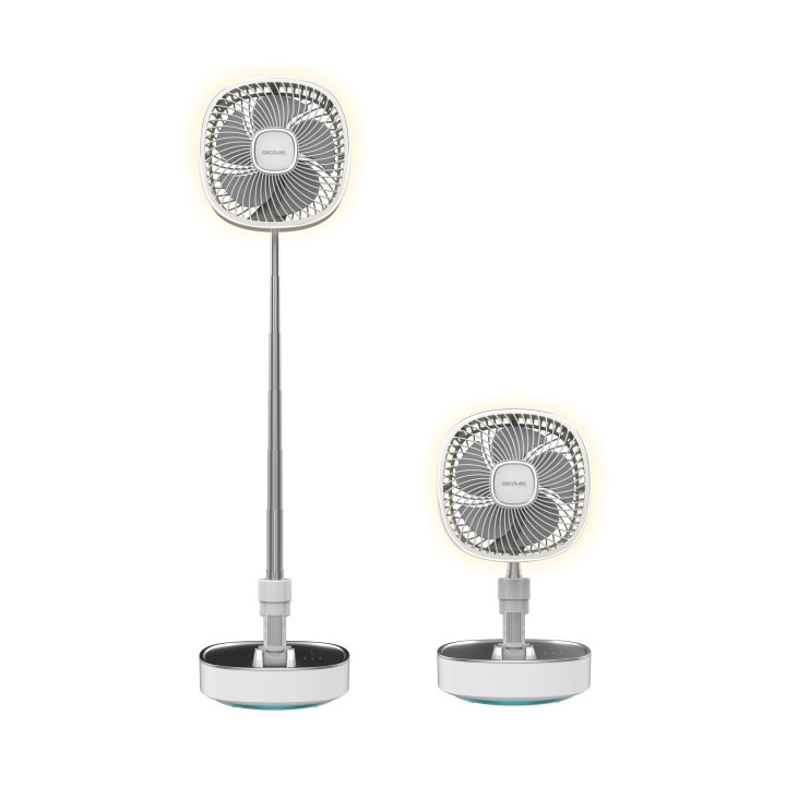 Ventilateur CECOTEC EnergySilence 1000FoldAir sur pied/bureau LED Pliable