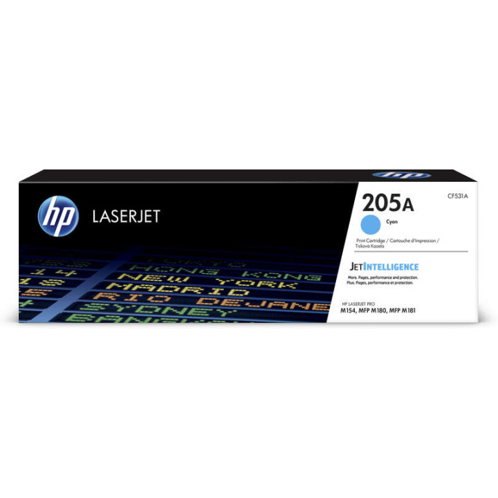 Toner original HP 205A Cyan CF531A