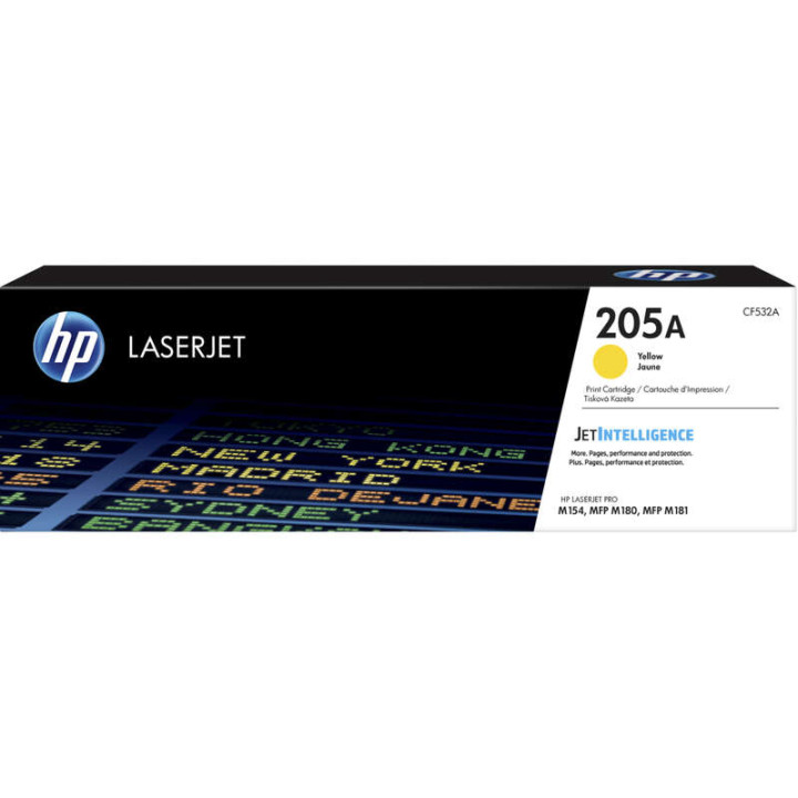 Toner original HP 205A Jaune CF532A
