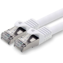 Cable RJ45 Droit FTP blinde cat 6  5m BLANC