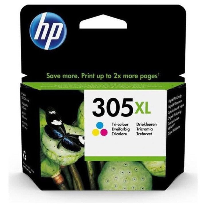 Cartouche originale HP 305 XL couleurs 3YM63AE