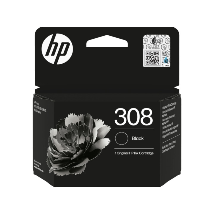 Cartouche originale HP 308  noire