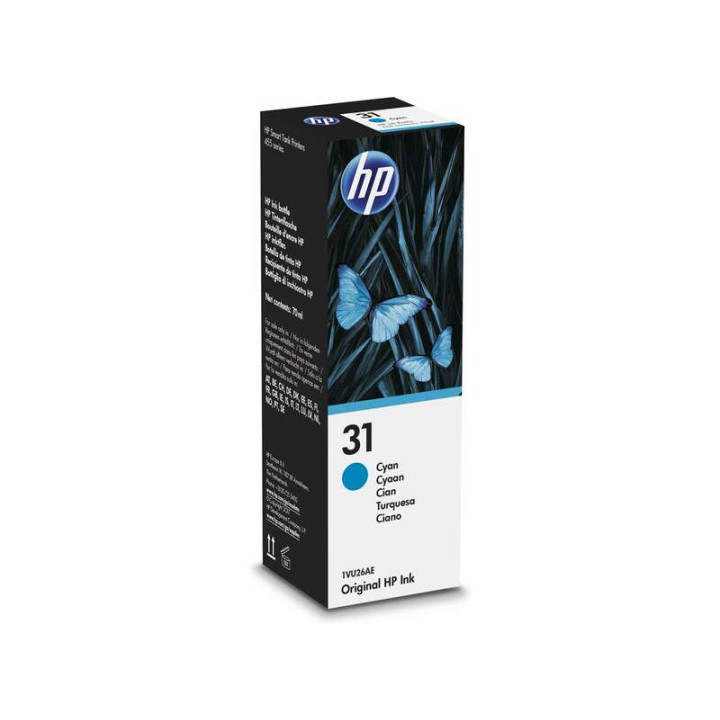 Reservoir originale HP 31 Cyan 70ml  1VU26AE
