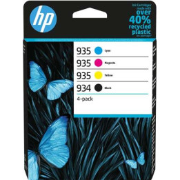Pack de cartouches HP ORIGINALE 934 noire 935 cyan magenta jaune