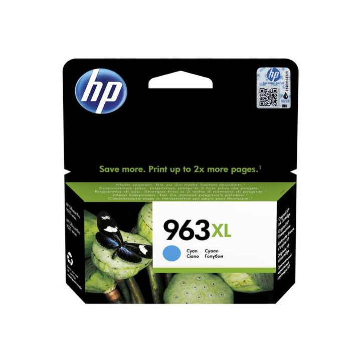 Cartouche ORIGINALE HP 963XL cyan 3JA23AE