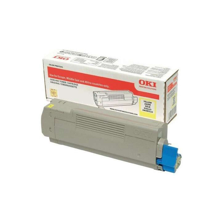 Toner original OKI C712 Jaune 46507613