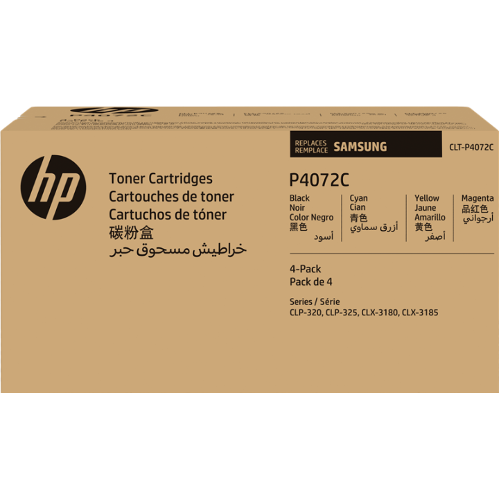 Multipack noir cyan magenta jaune SAMSUNG CLT-P4072C