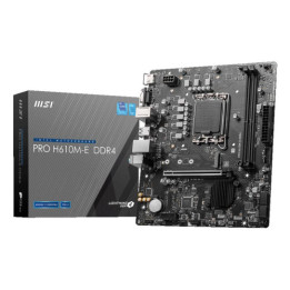 Carte mere MSI H610M-E  D4 vga hdmi matx s1700