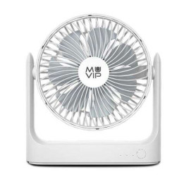 Ventilateur bureau BLANC MUVIP 0553 5.5w batterie 1800mha USB-C