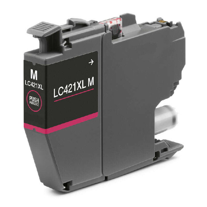 Cartouche remanufacturée BROTHER LC421M magenta XL