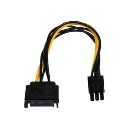 Cable alimentation 1 SATA femelle vers PCI EXpress 6/8pin