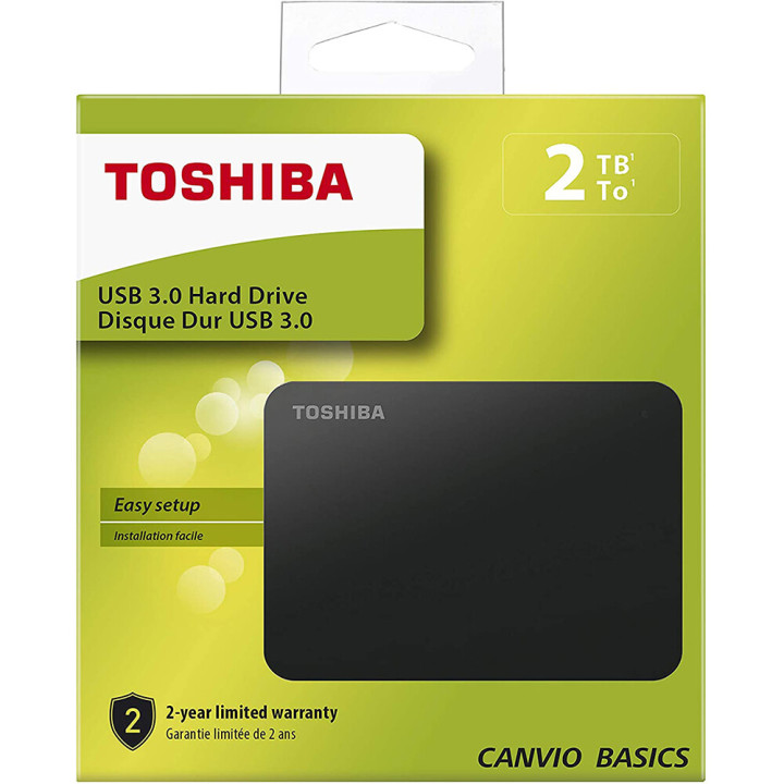 Disque dur externe 2 Tera TOSHIBA 2.5 usb3.0