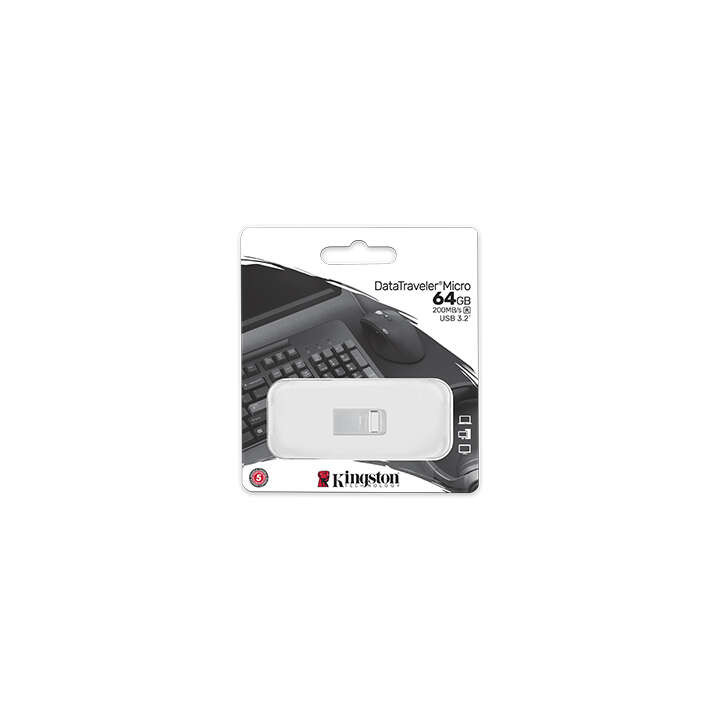 Clef 64go USB 3.2 KINGSTON DTMC3G2/64GB metal