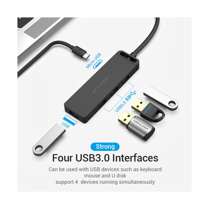 Hub USB-C vers 4 x usb3.0