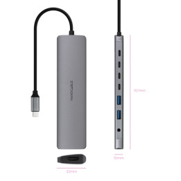 Hub USB-C vers 4x USB-C 2x USB 3.0 HDMI Jack