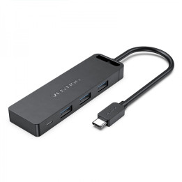 Hub USB-C vers  3 USB3.0 + 2 USB-C dont 1 alim