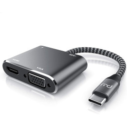 Hub usb-c vers VGA HDMI 4K