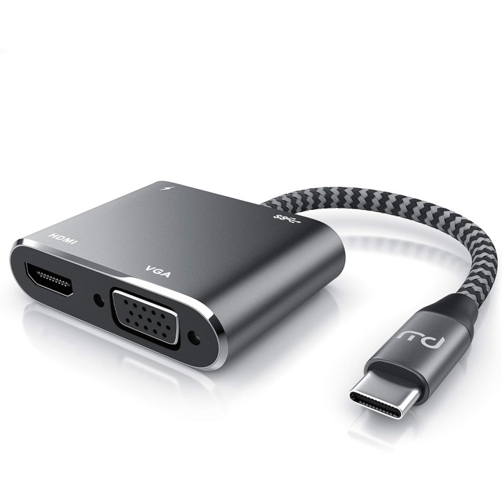 Hub usb-c vers VGA HDMI 4K