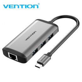 Dock USB-C vers HDMI 4k + RJ45 + 3xUSB3.0 + USB-C charge PD87W