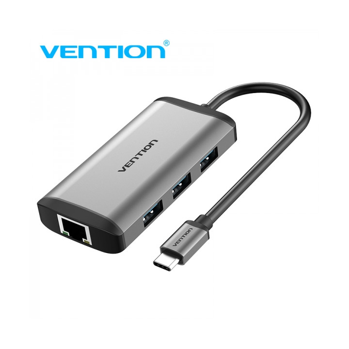 Dock USB-C vers HDMI 4k + RJ45 + 3xUSB3.0 + USB-C charge PD87W