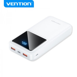 Batterie externe usb power bank 20 000mAh blanc 2xUSB 2A +usb-c