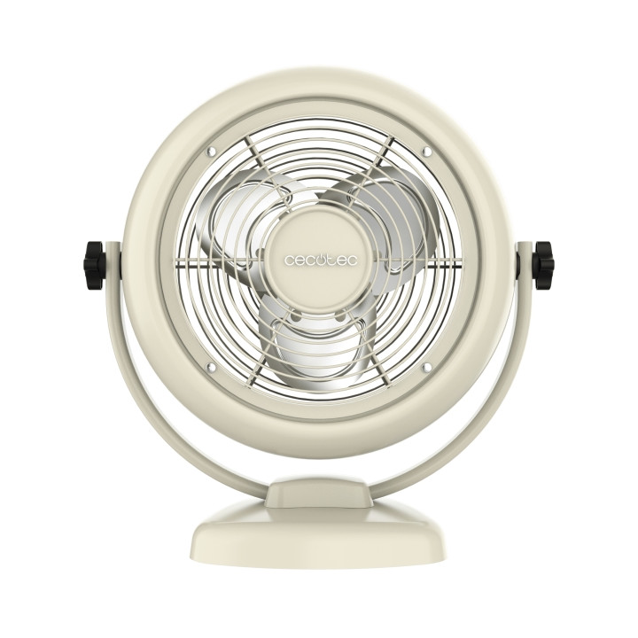 Ventilateur bureau RETRO CECOTEC 800 RetroDesk 20w 2 vit beige
