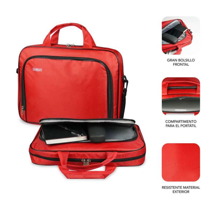 Sacoche pour portable 16 pouces OXFORD ROUGE