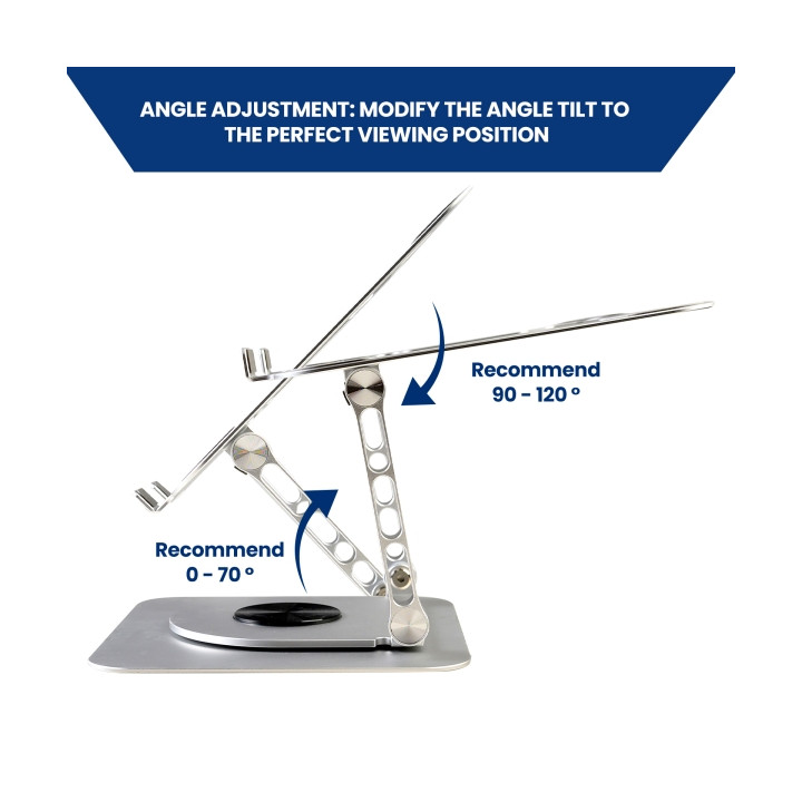 Support de bureau pour portable EWENT EW1267 - 360° rotation