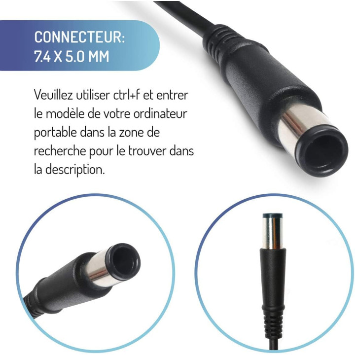 Chargeur pour DELL E6230 3.34a 19.5V 65W EKO