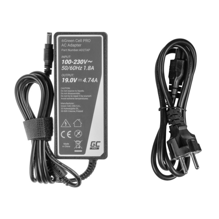 Chargeur compatible FUJITSU AD27P CP483452-02 19V 90W 4.74A