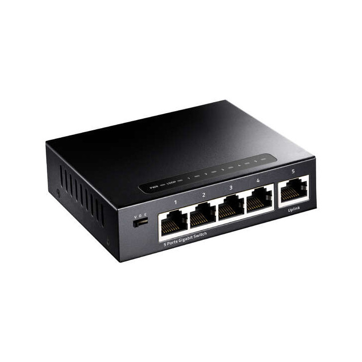 Switch 5 ports 10/100/1000 CUDY GS105 METAL